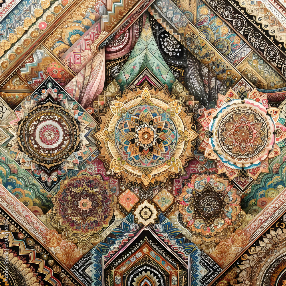 detail of the ceiling of a mosque country. pattern, art, decoration, design, architecture, ornament, carpet, oriental, old, asia, rug, tile, style, turkish, wall, texture, flower, ceiling, Ai generate detail of the ceiling of a mosque country. pattern, art, decoration, design, architecture, ornament, carpet, oriental, old, asia, rug, tile, style, turkish, wall, texture, flower, ceiling, Ai generate