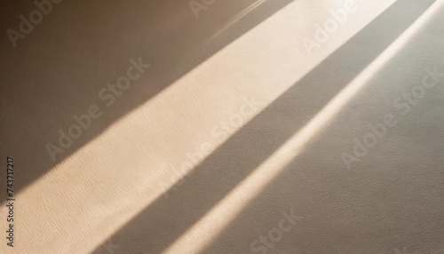 sunlight background abstract photo with light and shadow glare and shine on paper texture rainbow flare beige monochrome minimal scene natural light and caustic effects trend aesthetic