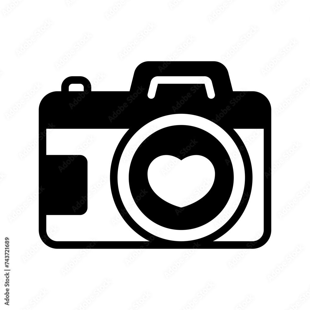 Photo Camera icon set style collection in line, solid, flat, flat line style on white background Photo Camera icon set style collection in line, solid, flat, flat line style on white background