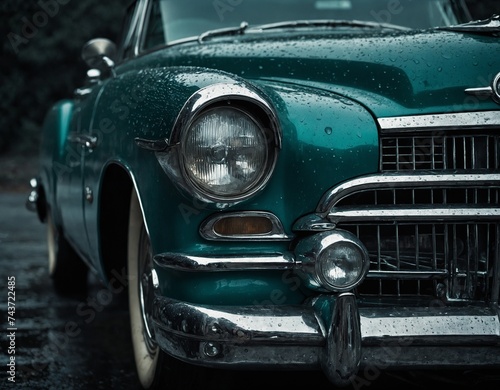 Macro shot of a vintage car © GEMES