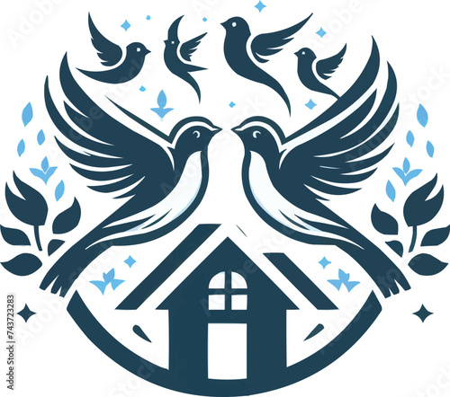 A logo of a birds firm for doing business