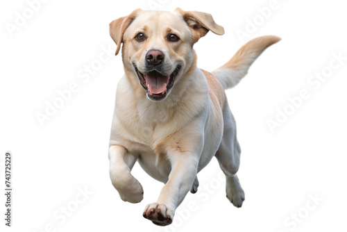 Labrador Retriever dog on a transparent background