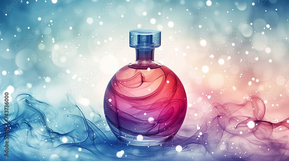 Fantasy Perfume Bottle with Ethereal Smoke Fantasy Perfume Bottle with Ethereal Smoke
