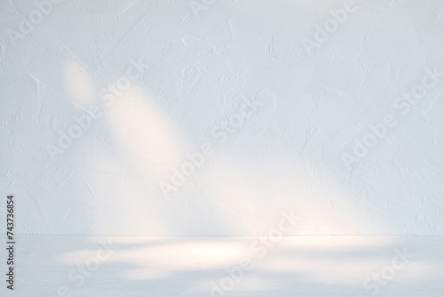 Background with delicate play of light and shadow across a serene  pale surface  suggesting calmness and simplicity.