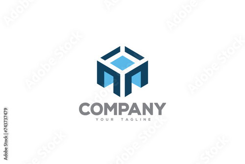 Cube Logo Design - Building Logo Design Template 