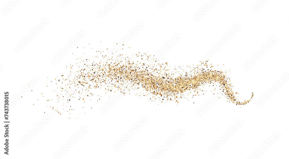 Vector illustration depicting coffee or chocolate powder in motion, creating a dust cloud that splashes on the ground. The background is light and isolated. Format PNG.	
 - obrazy, fototapety, plakaty 