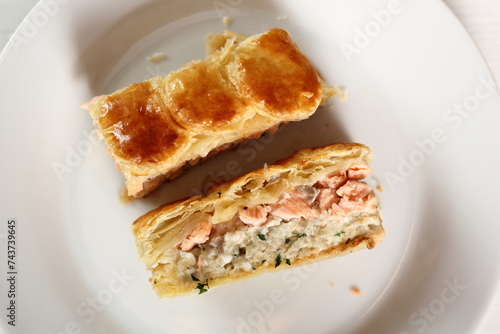 Salmon Puff Pastry Pie