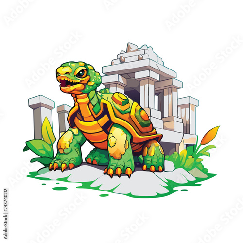 vector guardian turtle  photo