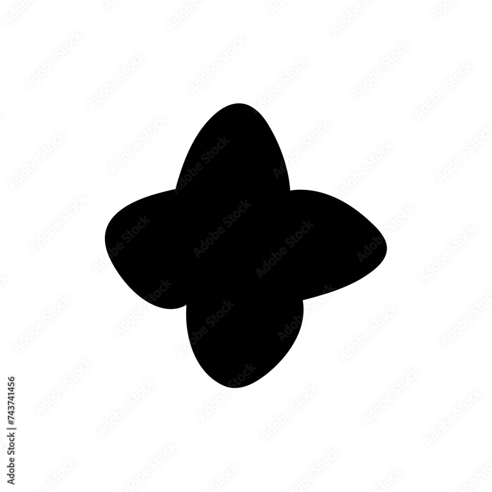 Hand drawn black shape Hand drawn black shape