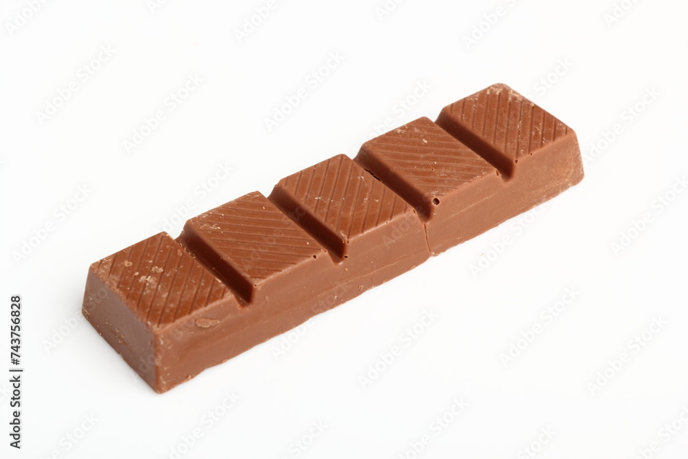 Chocolate Bar with Filling. Isolated on a white background. Chocolate Bar with Filling. Isolated on a white background.