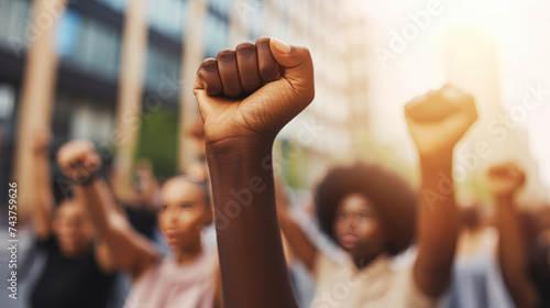 Solidarity in Action: United Hands of Protest