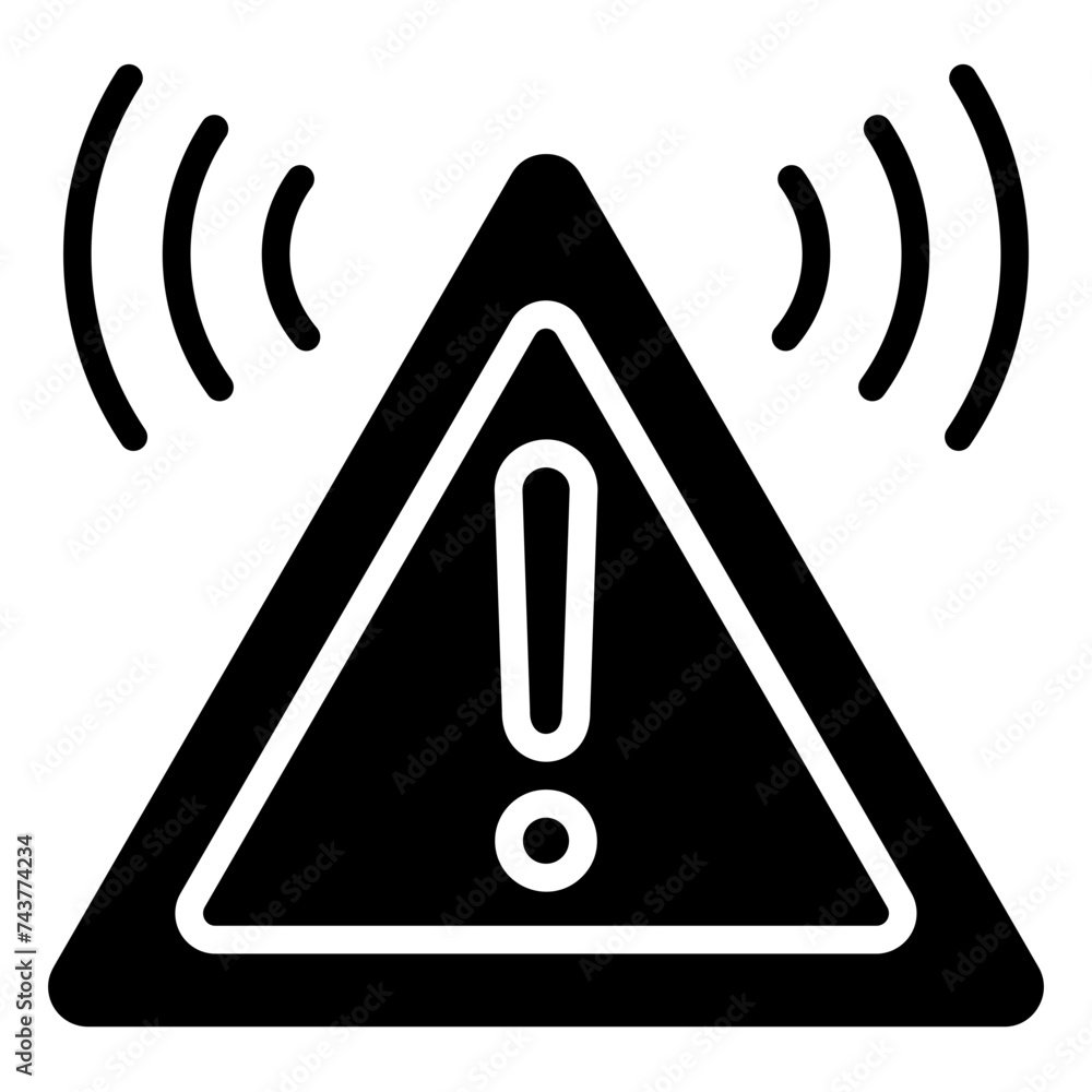 Alert Signal Icon Element For Design Alert Signal Icon Element For Design