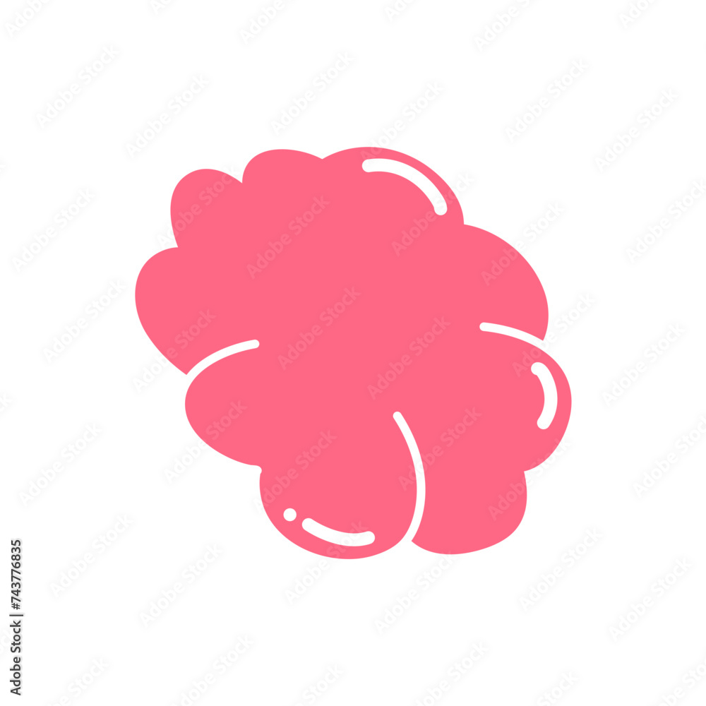 Hand drawn bubble shape illustration Hand drawn bubble shape illustration