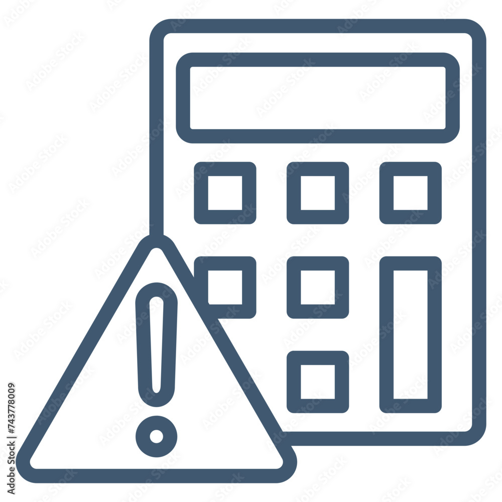 Risk Calculator Icon Element For Design Risk Calculator Icon Element For Design