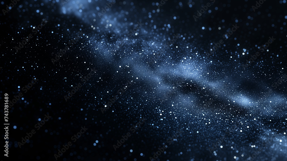 Starry night background in the dark sky	