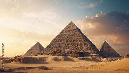 The stunning beauty of the Egyptian pyramids