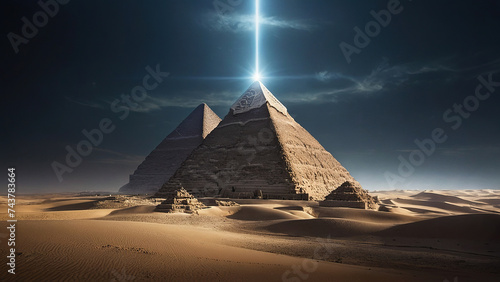 The fantastic beauty of the pyramids of black stone and gold that other civilizations built