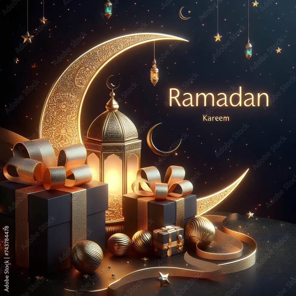 Happy Ramadan Kareem Abstract Background Generative Ai Happy Ramadan Kareem Abstract Background Generative Ai