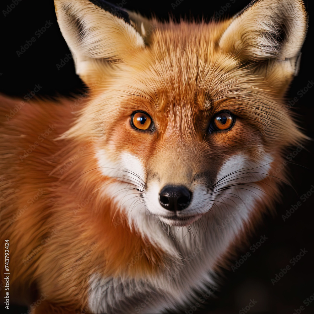 Perfect Fluffy Red Fox. Perfect Fluffy Red Fox.