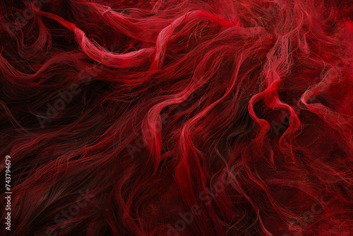 Fiery Red Threads of Intricacy