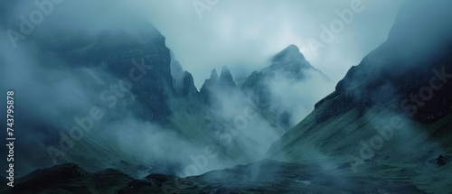 Isle of Skye, Scotland: mist-shrouded moors and jagged peaks