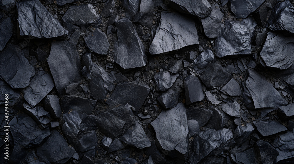 Black or dark rough stone texture background	