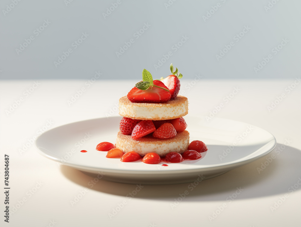 strawberry cake. bakery strawberry cake. bakery