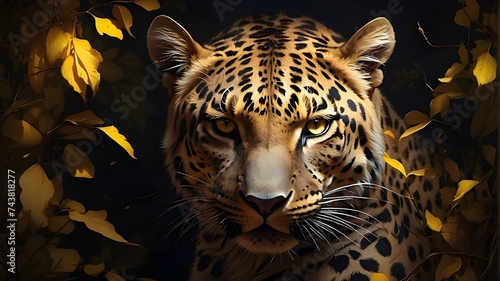 portrait of a tiger.generative ai
