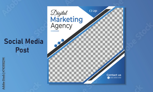 Creative Business marketing social media post template