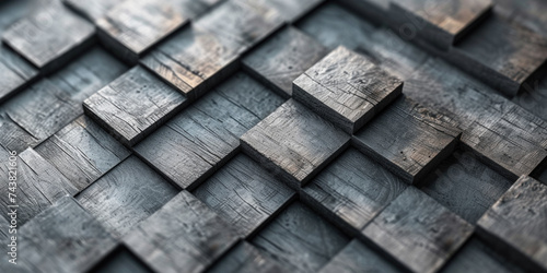 Detailed view of wooden surface, versatile for various design projects