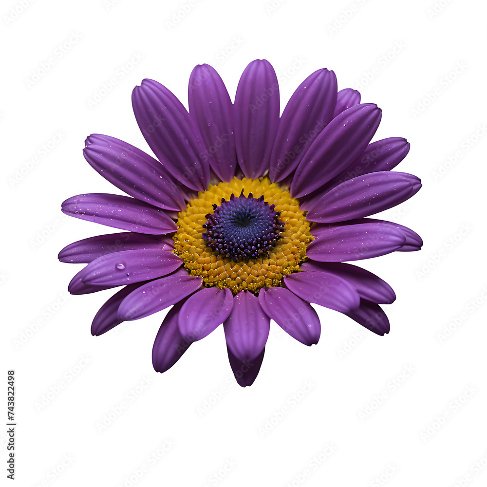 Obraz premium Daisy image isolated on a transparent background PNG photo