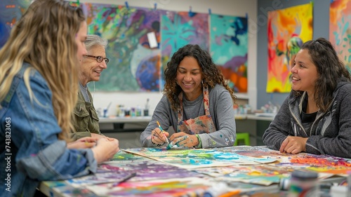 Art Therapy Session: Creativity and Connection

