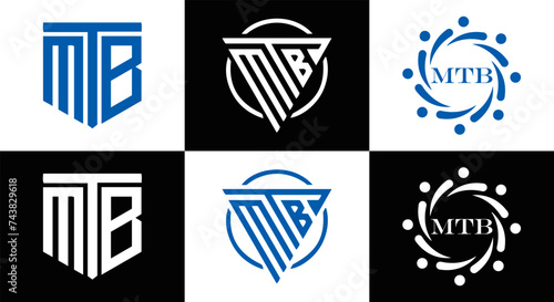 MTB logo. M T B design. White MTB letter. MTB, M T B letter logo design. Initial letter MTB linked circle uppercase monogram logo. M T B letter logo vector design. top logo, Most Recent, Featured,