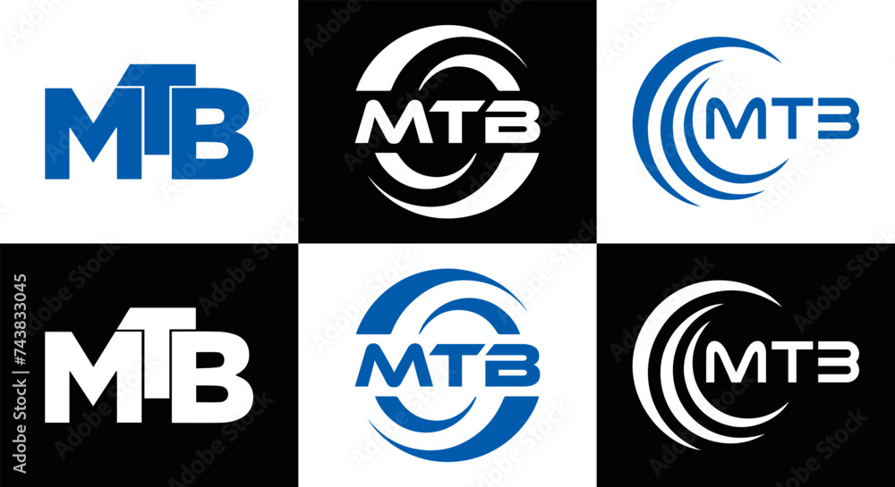 MTB logo. M T B design. White MTB letter. MTB, M T B letter logo design. Initial letter MTB linked circle uppercase monogram logo. M T B letter logo vector design. top logo, Most Recent, Featured,