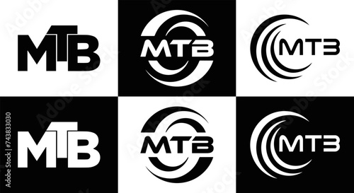 MTB logo. M T B design. White MTB letter. MTB, M T B letter logo design. Initial letter MTB linked circle uppercase monogram logo. M T B letter logo vector design. top logo, Most Recent, Featured,