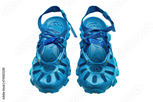 Water shoes isolated on transparent background