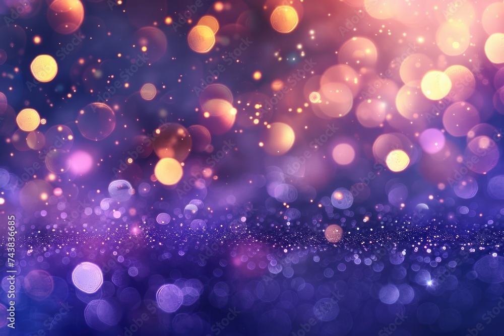 Purple glitter lights background. defocused Purple glitter lights background. defocused