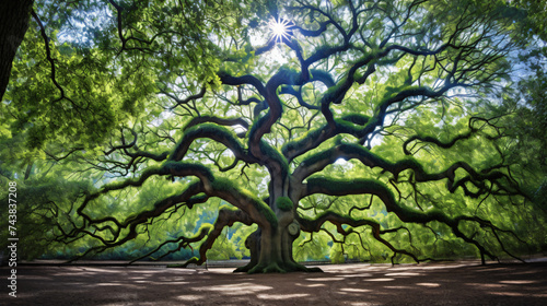 Angel Oak Tree in Johns Island, South Carolina. photo