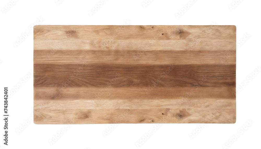 close up of an empty wooden sign on white background with clipping path