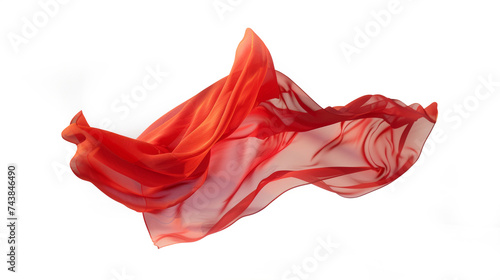 Cloth  Silk fabric  transparent fabric flying wave background fashion satin motion drapery scarf flying chiffon veil isolated on transparent white background