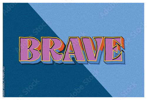 Brave Text Effect
