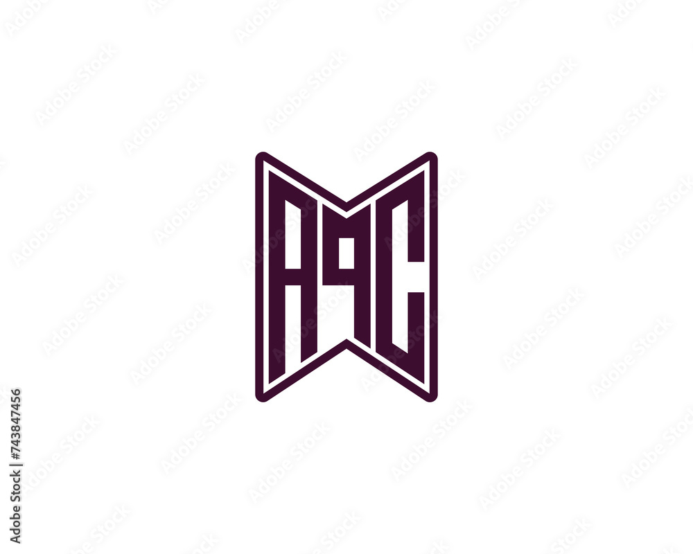 AQC logo design vector template AQC logo design vector template