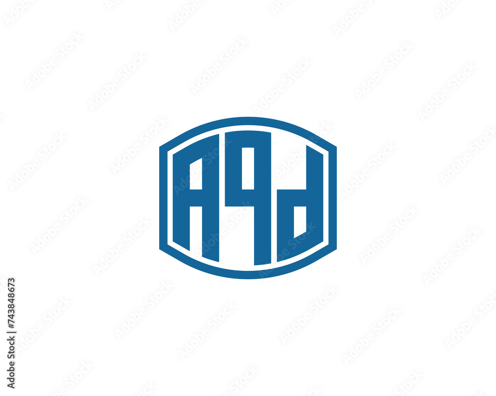 Fototapeta premium AQD logo design vector template
