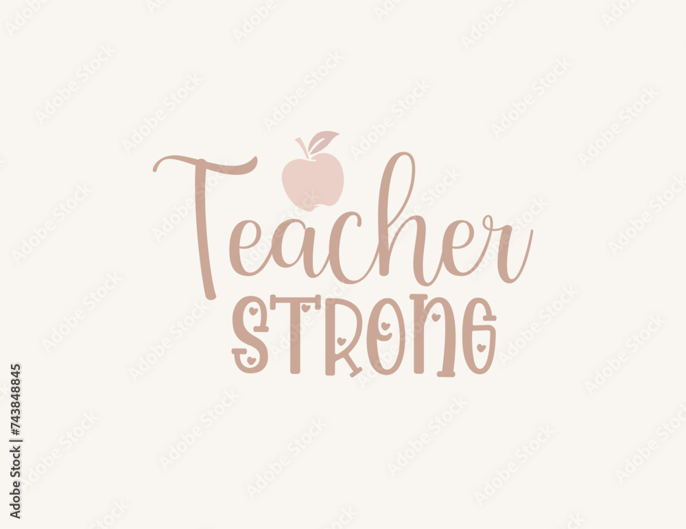 Teacher fuel Svg, Teacher SVG, Teacher SVG t-shirt design, Hand drawn lettering phrases, templet, Calligraphy graphic design, SVG Files for Cutting Cricut and Silhouette 