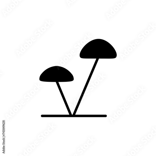 trees glyph icon