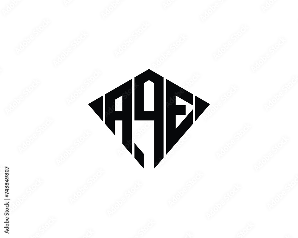 AQE logo design vector template AQE logo design vector template