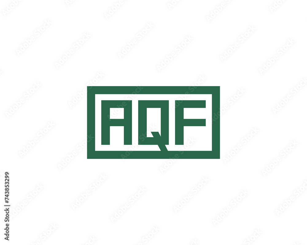 AQF logo design vector template AQF logo design vector template