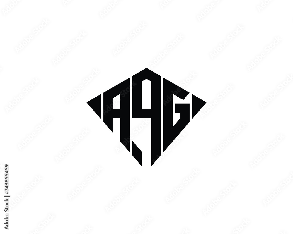 AQG Logo design vector template AQG Logo design vector template