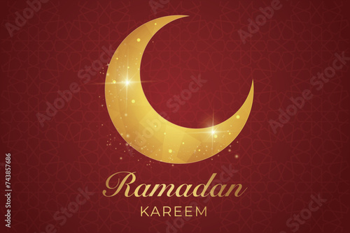 Ramadan, Eid al-Fitr, Islamic new year mosque background greeting card