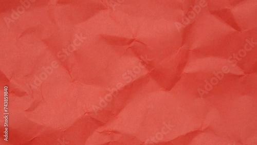 Wallpaper Mural Red crumpled paper background animation. A crumpled piece of red paper texture. 4K resolution, seamless looping. Torontodigital.ca